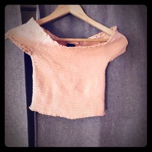 Kendall & Kylie Embroidered Keyhole Cami Top
Peach